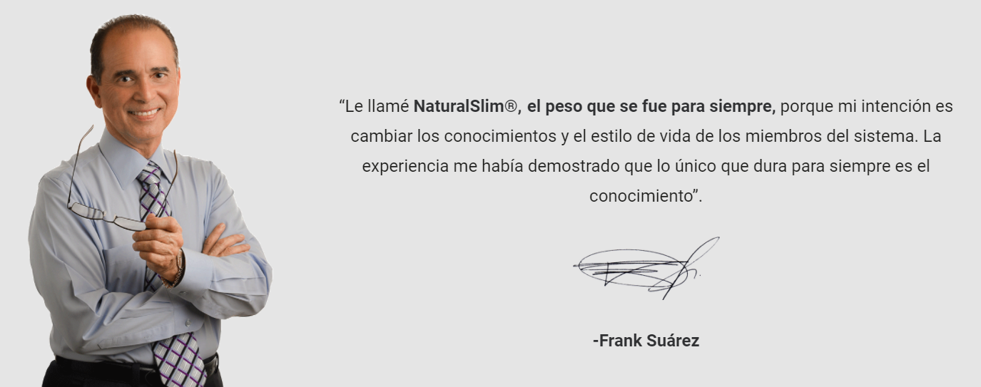 Frank Suárez, fundador de NaturalSlim® - Frank Suárez